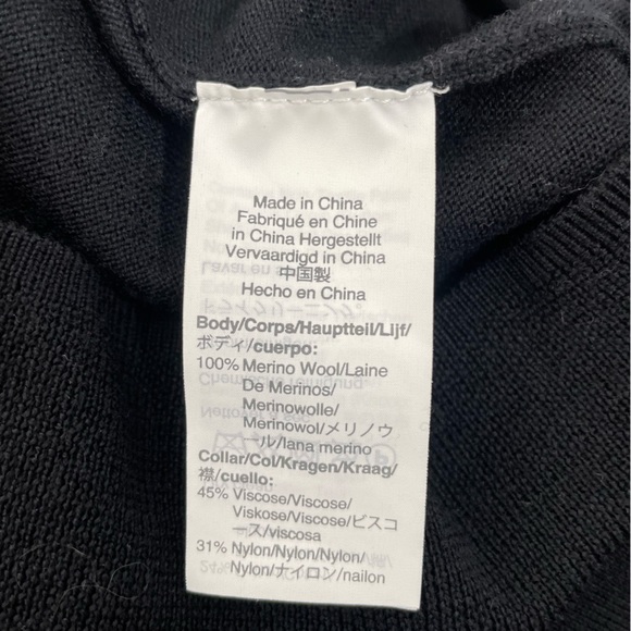 J. Crew Sweater with Lace Collar • Black • Size XS - Picture 7 of 8